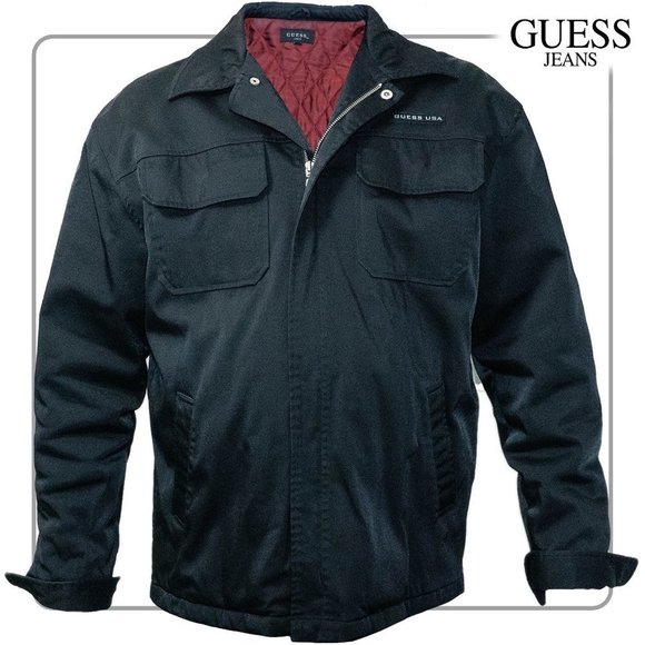 Guess Men's Black Jacket (Size XL) - Picture 1 of 6
